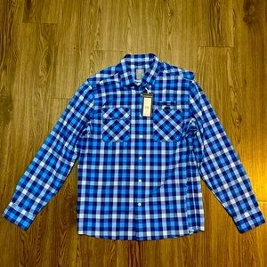 Vineyard Vines Highwater Harborshirt Jake Blue Slim Fit Small Size